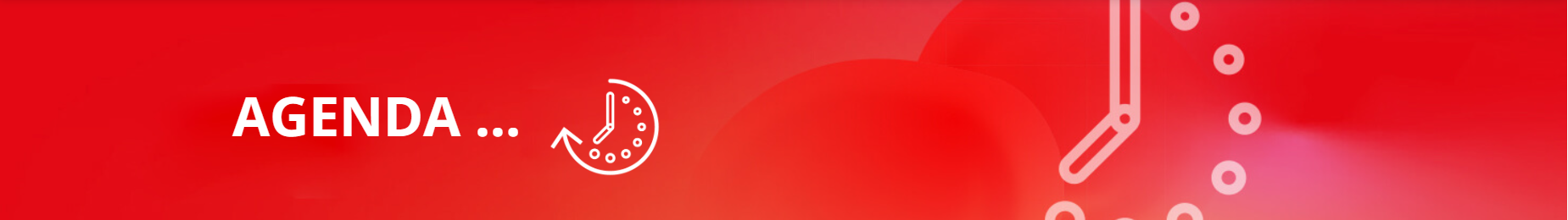 Agenda header image